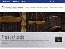 Tablet Screenshot of geraldogama.com.br